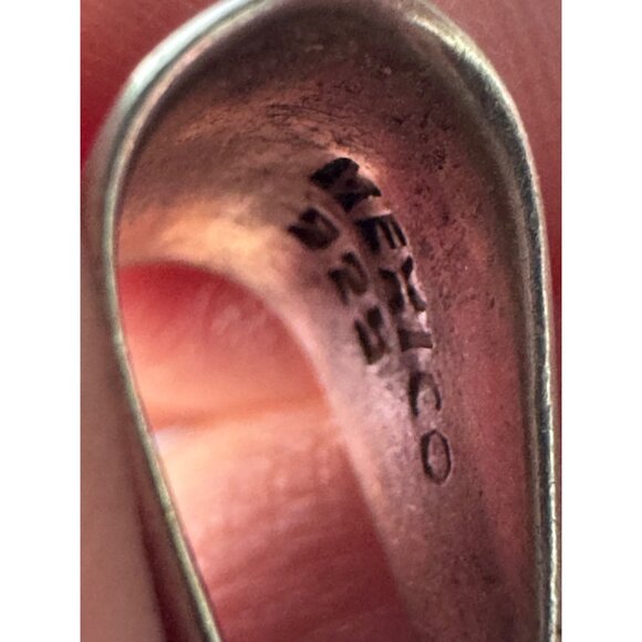 Sterling Silver Pendant With Oval Onyx Red Jasper Gemstone Cabochonn reversible - Picture 8 of 8